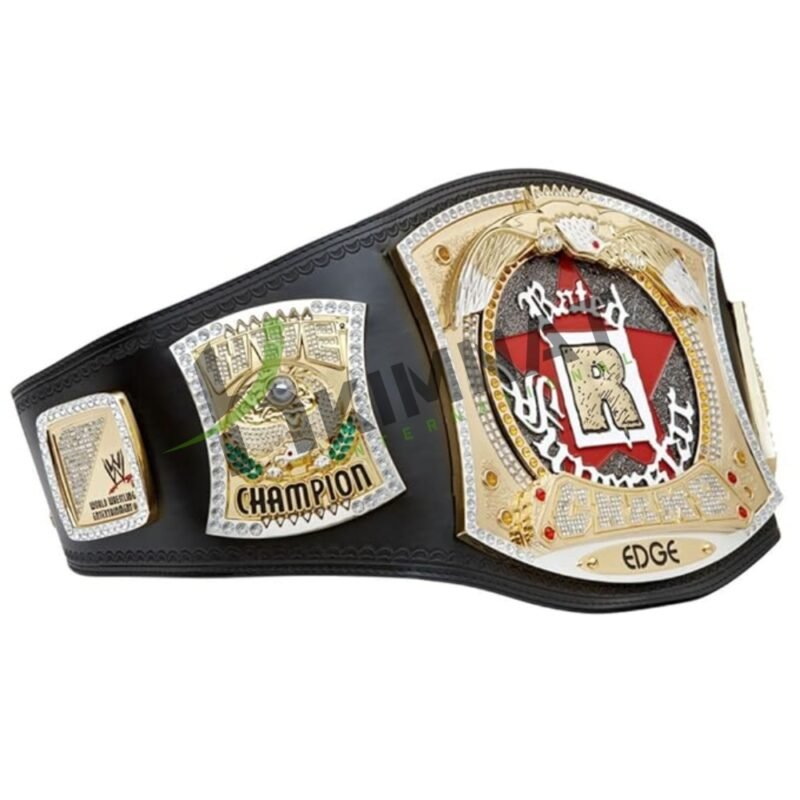 WWE Edge Rated R Spinner WWE Wrestling Championship Title (Replica) Belt Adult Size - Image 2