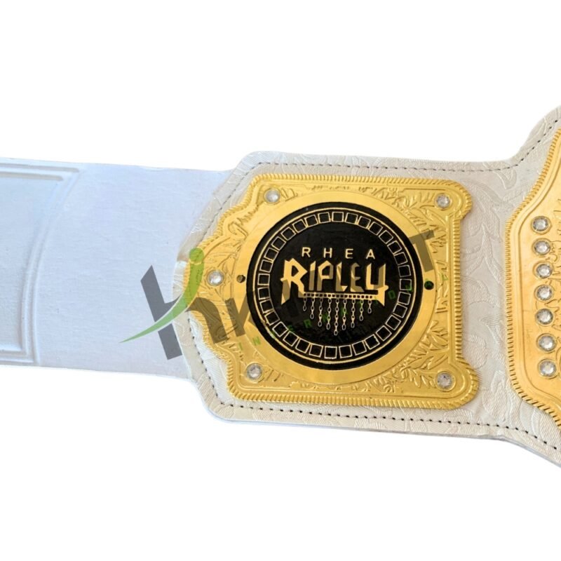 WWE RHEA RIPLEY Women's Championship Heavyweight Wrestling Title (Replica) Belt Adult Size - Image 3