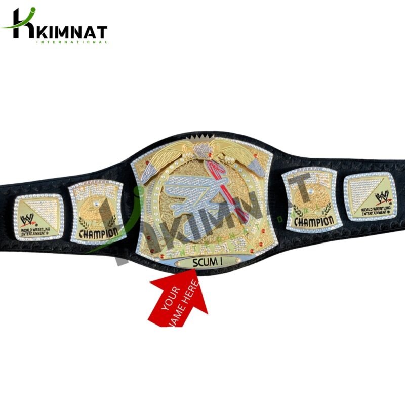 WWE Spinner World Heavyweight Wrestling Championship Title (Replica) Belt Adult Size With Custom Name Option