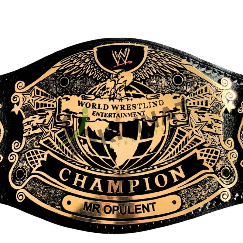 WWE Undisputed World Heavyweight Wrestling Championship Title Replica Belt Adult Size - Image 4