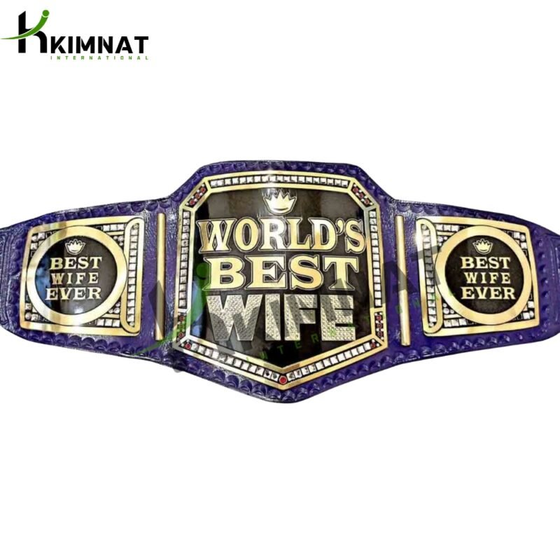 WWE World's Best Wife Wrestling Championship Title (Replica) Belt Adult Size