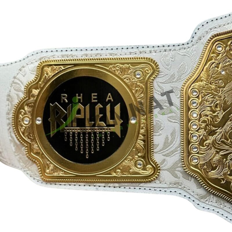 WWE Rhea Ripley World Heavyweight Wrestling Championship Title Replica Belt Adult Size - Image 3