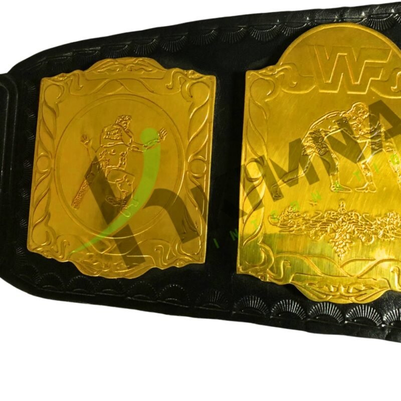 WWF World Tag Team Championship Title Replica Adult Size Belt - Image 2