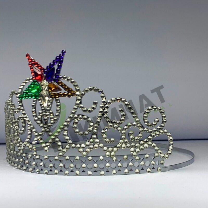 OES Crown Masonic Order Of Eastern Star Crown Rare Design Crown Adjustable Fitting Decorated With Rhinestones - Image 4